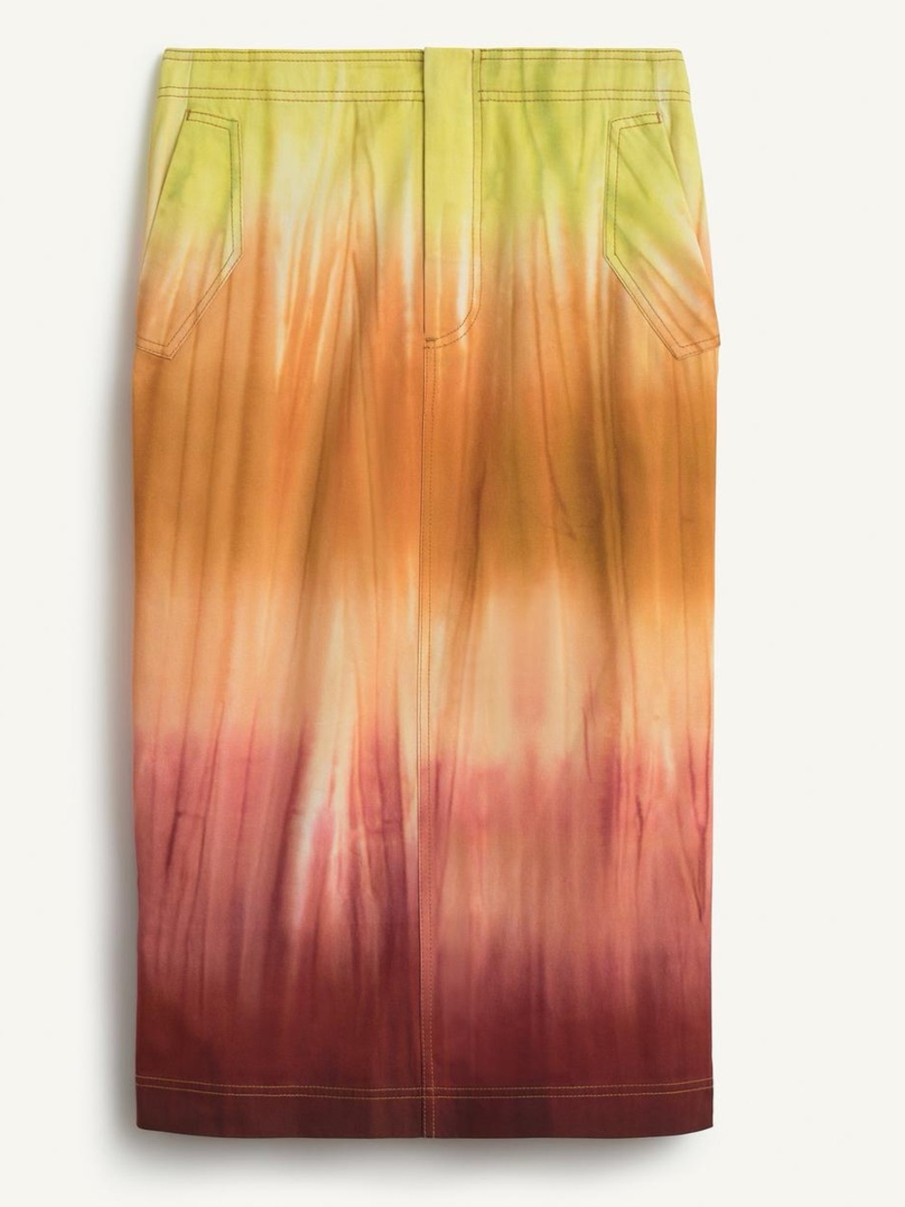 NWT ZARA SURPLUS TIE DYE MIDI SKIRT